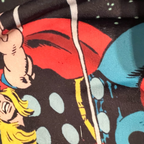 ULTRA RARE Black Milk Rainbow Bridge Thor Snuggle Suit Size Large Marvel - Picture 11 of 14